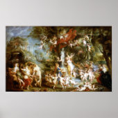 Peter Paul Rubens The Feast of Venus Poster (Voorkant)