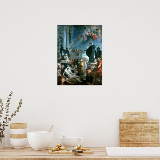Peter Paul Rubens The Miracles of St. Francis Poster (Keuken)