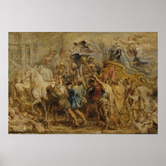 Peter Paul Rubens - The Triumph of Henry IV Poster (Voorkant)