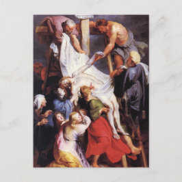 Peter Paul Rubens uit het kruis Briefkaart