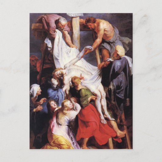 Peter Paul Rubens uit het kruis Briefkaart (Voorkant)