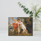 Peter Paul Rubens - Venus en Adonis Feestdagenkaart (Staand voorkant)