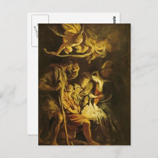 Peter Paul Rubens - Versterking van de herders Briefkaart (Voorkant / Achterkant)