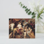 Peter Paul Rubens - Vrede en Oorlog Briefkaart (Staand voorkant)