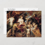 Peter Paul Rubens - Vrede en Oorlog Briefkaart (Voorkant / Achterkant)