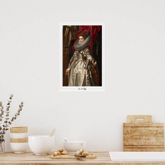 Peter Paul Rubens Zedign Art Poster #1 (Keuken)