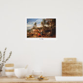 Peter Paul Rubens Zedign Art Poster #2 (Keuken)