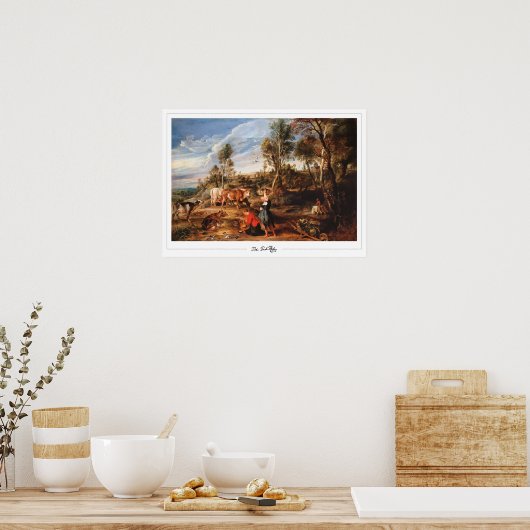 Peter Paul Rubens Zedign Art Poster #2 (Keuken)