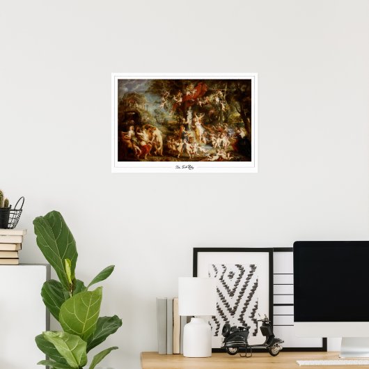Peter Paul Rubens Zedign Art Poster #3 (Thuiskantoor)