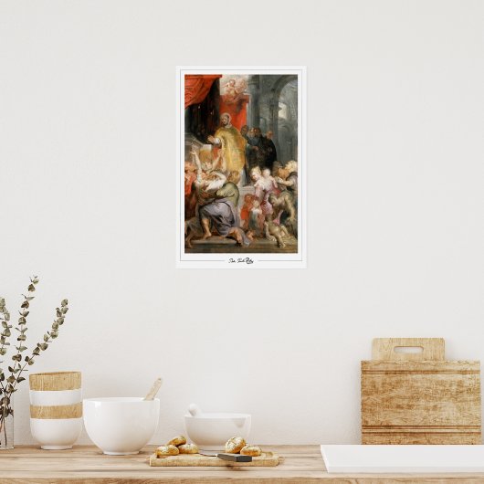 Peter Paul Rubens Zedign Art Poster #56 (Keuken)
