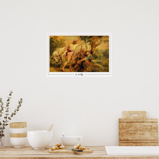Peter Paul Rubens Zedign Art Poster #660 (Keuken)