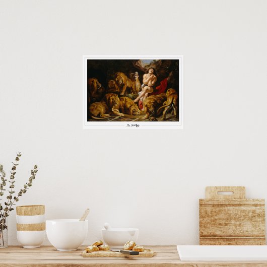 Peter Paul Rubens Zedign Art Poster #69 (Keuken)
