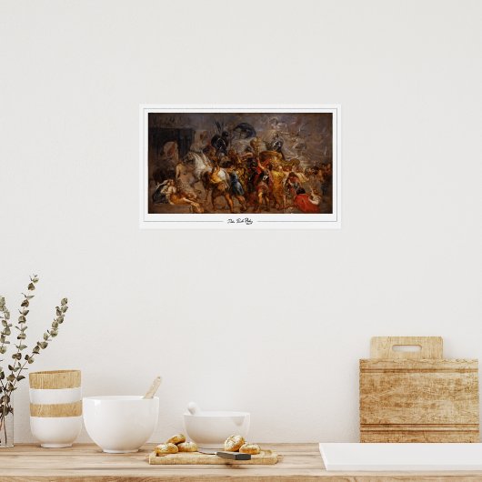 Peter Paul Rubens Zedign Art Poster #73 (Keuken)