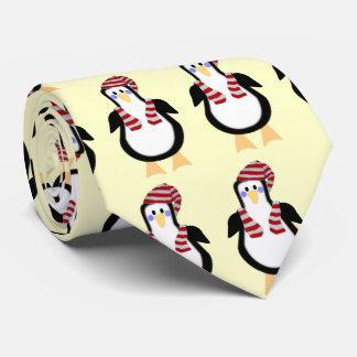 Peter Penguin Stropdas met kerstmis