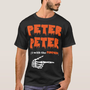 Peter Peter i zit met de pompoen, Halloween costum T-shirt