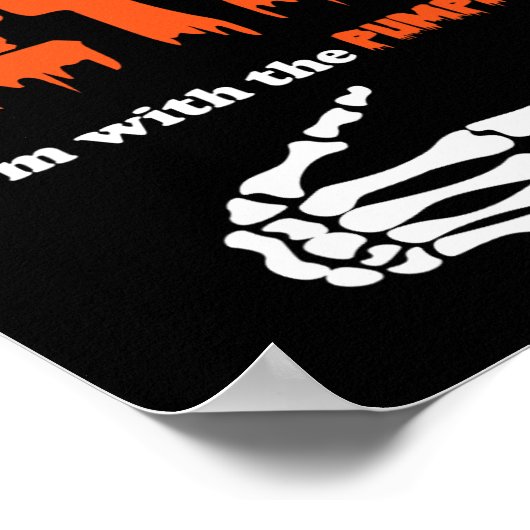 Peter Peter is bij de pompoen. Poster (Hoek)