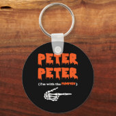 Peter Peter is bij de pompoen. Sleutelhanger (Voorkant)