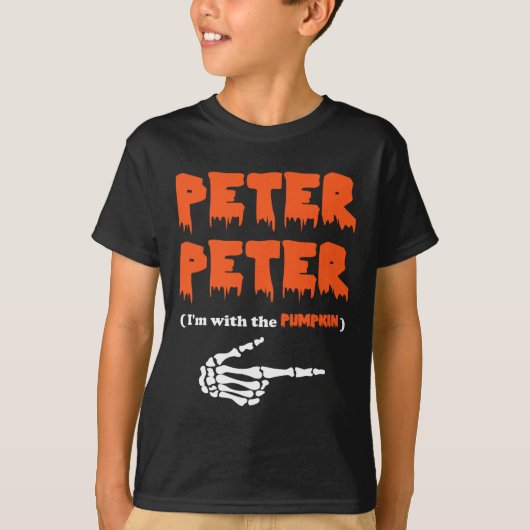 Peter Peter is bij de pompoen. T-shirt (Voorkant)