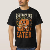 Peter Peter Pompoenetende T-Shirt voor Koppels (Voorkant)
