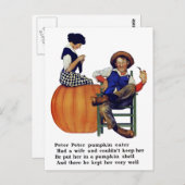 PETER PETER PUMPKIN EATER BRIEFKAART (Voorkant / Achterkant)