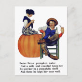 PETER PETER PUMPKIN EATER BRIEFKAART (Voorkant)