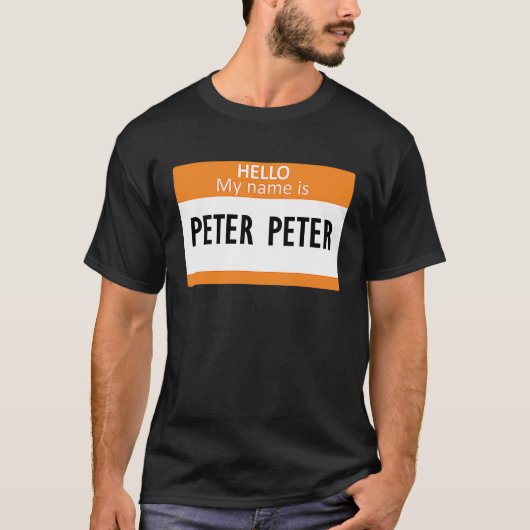 Peter Peter Pumpkin Eater  Halloween couples costu T-shirt (Voorkant)