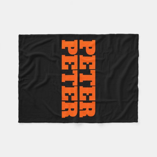 Peter Peter Pumpkin Eater Halloween Couples Costum Fleece Deken (Voorkant (Horizontaal))