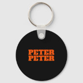 Peter Peter Pumpkin Eater Halloween Couples Costum Sleutelhanger (Voorkant)