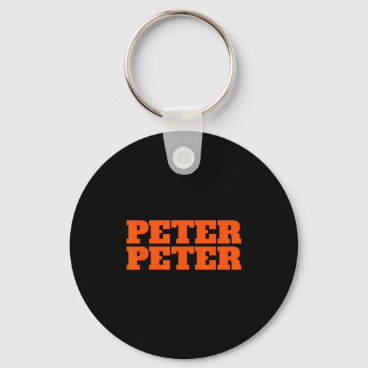 Peter Peter Pumpkin Eater Halloween Couples Costum Sleutelhanger (Voorkant)