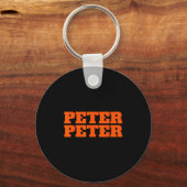 Peter Peter Pumpkin Eater Halloween Couples Costum Sleutelhanger (Voorkant)
