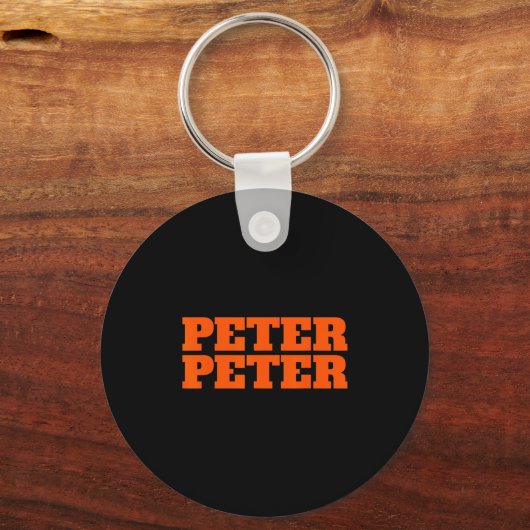 Peter Peter Pumpkin Eater Halloween Couples Costum Sleutelhanger (Voorkant)