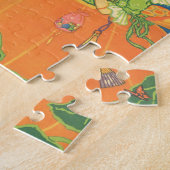 Peter Peter Pumpkin Eater, Klassieke Rijmprent uit Legpuzzel (Zijkant)