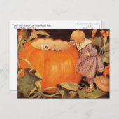Peter, Peter, Pumpkin-Eater Nursery Rhyme Briefkaa Briefkaart (Voorkant / Achterkant)