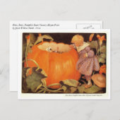 Peter, Peter, Pumpkin-Eater Nursery Rhyme Briefkaart (Voorkant / Achterkant)