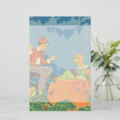 Peter Peter Pumpkin Eater,  Nursery Rhyme Briefpapier (Staand voorkant)