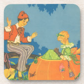 Peter Peter Pumpkin Eater,  Nursery Rhyme Drankjes Onderzetter (Voorkant)