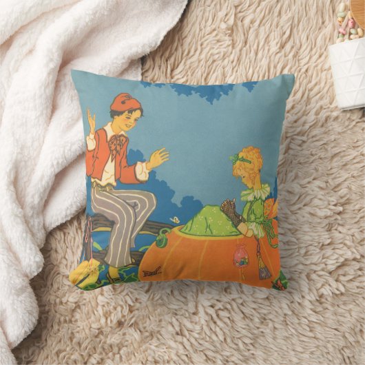 Peter Peter Pumpkin Eater,  Nursery Rhyme Kussen (Deken)