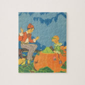 Peter Peter Pumpkin Eater,  Nursery Rhyme Legpuzzel (Verticaal)
