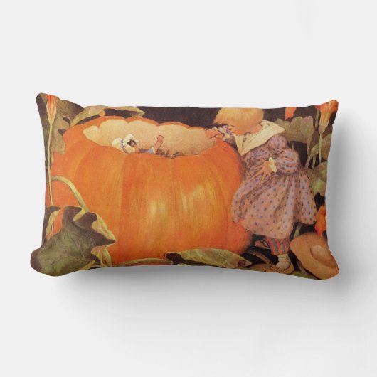 Peter, Peter, Pumpkin-Eater Nursery Rhyme Pillow Kussen (Voorkant)