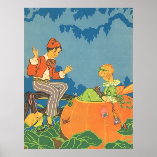 Peter Peter Pumpkin Eater,  Nursery Rhyme Poster (Voorkant)