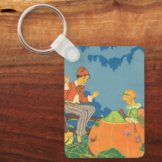 Peter Peter Pumpkin Eater, Nursery Rhyme Sleutelhanger (Voorkant)