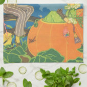 Peter Peter Pumpkin Eater, Nursery Rhyme Theedoek (Gevouwen)