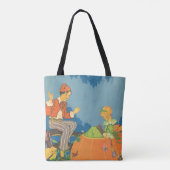 Peter Peter Pumpkin Eater,  Nursery Rhyme Tote Bag (Achterkant)