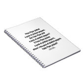 Peter Piper Picked Peck of Picked Peppers Notitieboek (Rechterzijde)