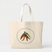 Peter Piper plukte een peper... Grote Tote Bag (Voorkant)