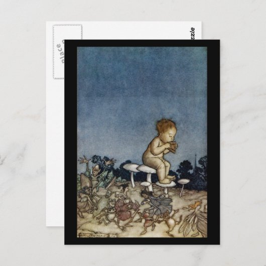 Peter Played Zijne Flute Briefkaart (Voorkant / Achterkant)