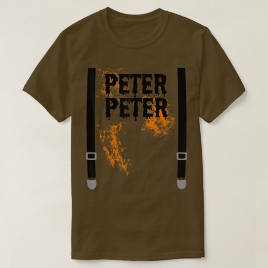 Peter Pumpkin Eater Costume Halloween Splash3 T-shirt (Design voorkant)