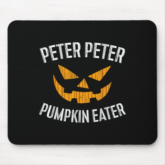 Peter Pumpkin Eater Halloween Costume Shirt Muismat (Voorkant)