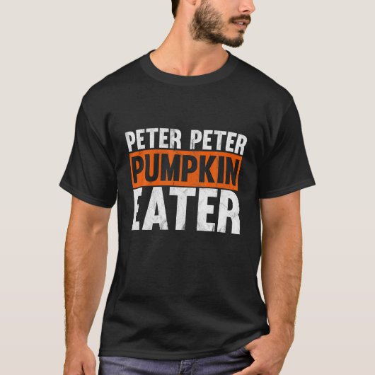 Peter Pumpkin Eater Halloween Costume T-shirt (Voorkant)