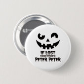 Peter Pumpkin Eater Halloween Couples Costume Ronde Button 5,7 Cm (Voorkant /achterkant)
